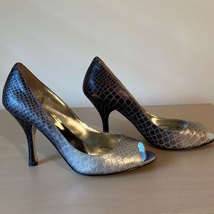 Enzo Angiolini Ombré Peep Toe